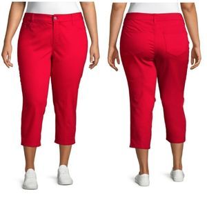 St. John's Bay Secretly Slender Mid Rise Plus Capris